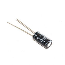 HQSM-- In-line aluminum electrolytic 25V/220uF 25V 220UF Volume 6*11mm 10PCS New Original Capacitor